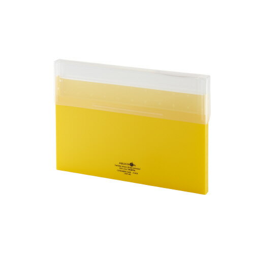 ●A4●サイズ／228×326×22mm●材質／本体・フタ：ポリプロピレン、見出し紙：上質紙、見出しカバー：PET●背幅内寸／15mm●最大収容枚数／コピー用紙150枚●大きく開いて取り出しやすいケース●A4クリヤーホルダーも入るサイズです。●フタが大きく開くので、書類の出し入れがスムーズにできます。●フタ部分は収納した書類が判別しやすいクリスタルタイプ。k6433-4462