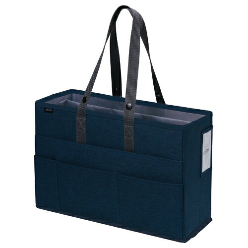 キャビネットバッグ　A4ノートPC　ネイビー　耐荷重：約10kg UT-1463-K【ソニック】