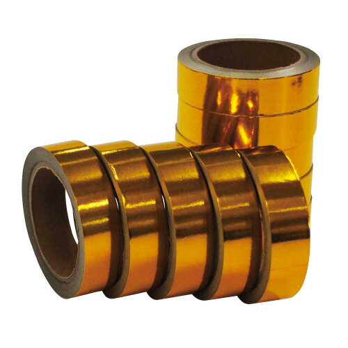 紙テープ　金　10巻パック　幅18mm×約24m KTAN-キン【エヒメ紙工】