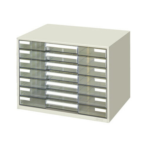 レターケース（A3ヨコ型）　7段　透明プラスチック引出し LC-YAG7M【コクヨ】