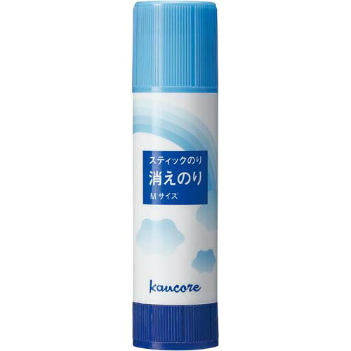 パ）色が消えるスティックのり　Mサイズ　約20g　1箱（12本入）4157-5529【カウネット】