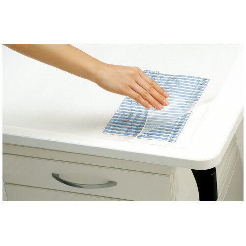 デスクマット軟質（オレフィン系樹脂）　透明　下敷きなし　1087×587mm マ-19116【コクヨ】