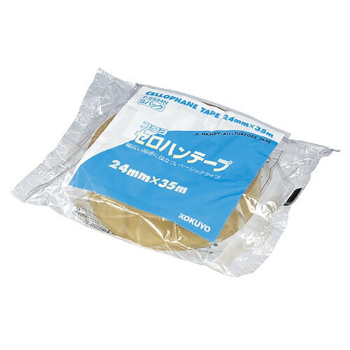 【ゆうパケット対応可】セロハンテープSパック　24mm×35m　1巻T-SS24N【コクヨ】