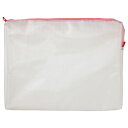 メッシュケースマチ付き B4 赤 1枚入4217-5889【カウネット】