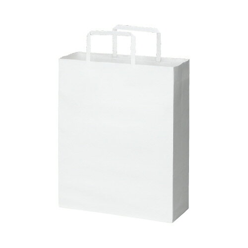 Bags - 紙袋　平紐　白　S　50枚4255-2857【カウネット】
