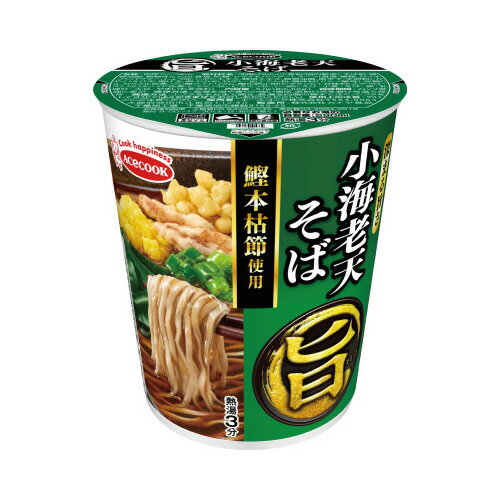 #まる旨 小海老天そば 12食 296513【エースコック】※軽減税率対象商品
