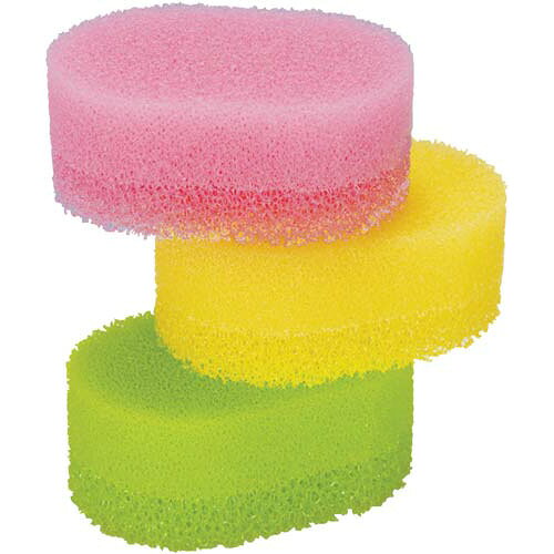 水切れの良いスポンジ 3個入り 485849TK【アズマ工業】