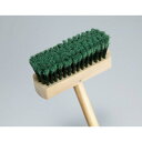 磨きやすい先割れデッキブラシ W175×H1130mm4378-5100【カウネット】(3)