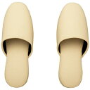 抗菌レザー調スリッパ(前とじタイプ)M ベーシュ ●外寸法:約26.5cmE123002【テンダイ】(3)