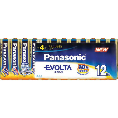 【ゆうパケット対応可】アルカリ乾電池EVOLTA 単4形 12本入LR03EJ/12SW【Panasonic】 【ゆうパケット対応可】アルカリ乾電池EVOLTA 単4形 12本入LR03EJ/12SW【Panasonic】