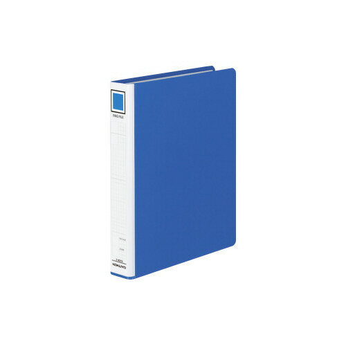 リングファイル（PPフィルム貼り）　B5縦　内径30ミリ　2穴　青 フ-431NB【コクヨ】