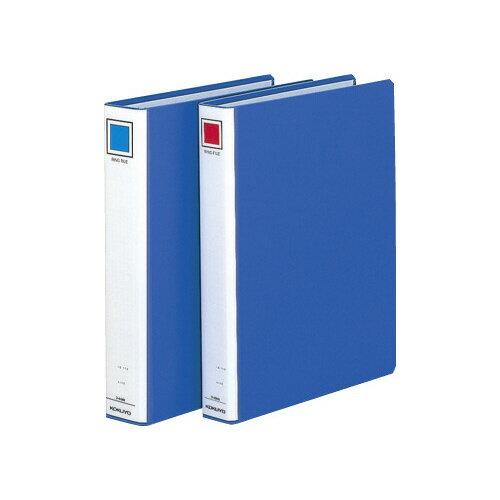 リングファイル（PPフィルム貼り表紙）　A4縦　内径38ミリ　4穴　青 フ-444NB【コクヨ】
