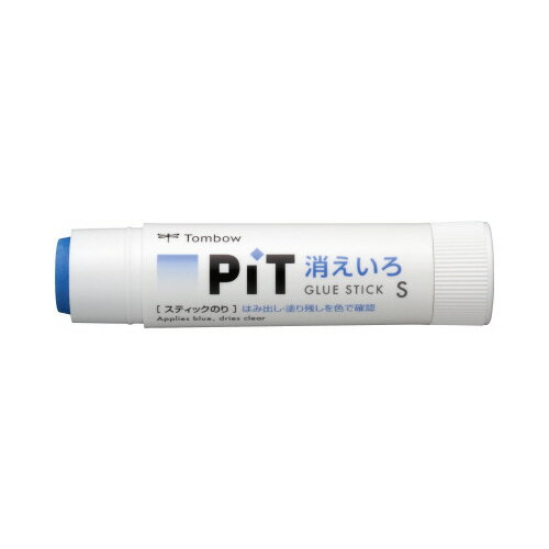 【ゆうパケット対応可】スティックのり　消えいろピット　S　10gPT-TC【トンボ鉛筆】