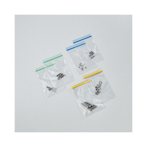 ユニパック　カラーチャック　A4橙　幅240×チャック下340mm J-4O【生産日本社】