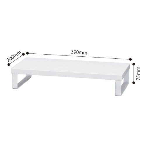Katazuk　机上台　幅390mm　ホワイト4303-6677【カウネット】
