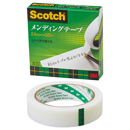 【ゆうパケット対応可】スコッチ　メンディングテープ　大巻　24mm×50m　紙箱入り8...