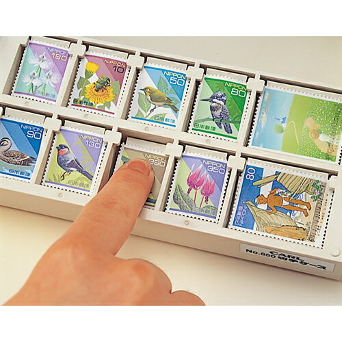 切手ケース　プッシュアップ方式NO-850E【カール】