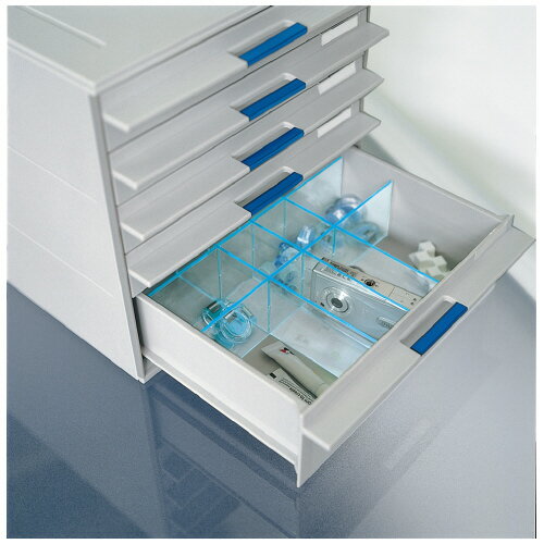 レターケース＜UNIFEEL＞仕切板　深型縦仕切り　透明 LCD-UNAD2【コクヨ】