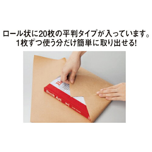 取り出しやすい箱入りクラフト梱包紙　20枚4229-9844【カウネット】