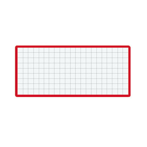 【ゆうパケット対応可】マグネット見出し　カード寸法43×104mm　赤マク-412R【コクヨ】