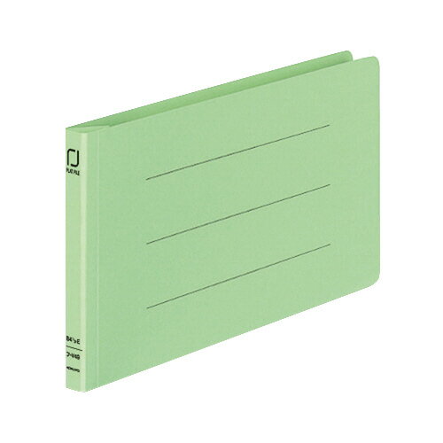 統一伝票用フラットファイル　B4　1／3横　2穴15ミリとじ　緑フ-V49G【コクヨ】