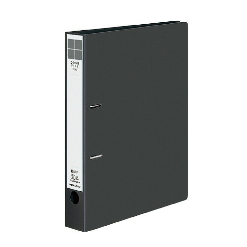 Dリングファイル＜ER＞　A4縦　30ミリとじ　ダークグレーフ-UDR430DM【コクヨ】