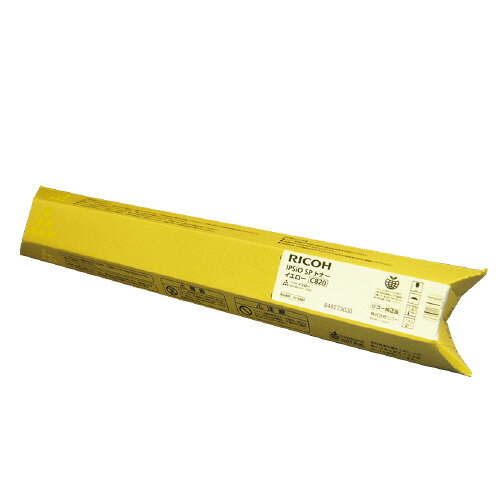 ●レーザープリンタ用（リコー純正品）●イエロー●メーカー型番：C820●リコー対応機種：IPSIO　SP　C820/821/●印刷可能枚数：8000枚（A4用紙1枚あたりの印字面積比5％で算出した目安です。）k5966-9388