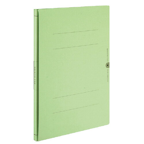 ガバットファイルVA　活用タイプ・紙製　A4縦　1〜100ミリとじ　2穴　緑フ-VA90G【コクヨ】