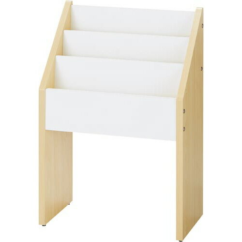 木製マガジンラック　ナチュラルSHWA-001NW【アール・エフ・ヤマカワ】