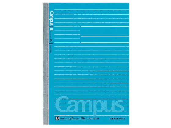 コクヨ キャンパスノート(ドット入リ罫線) B6 B罫 ノ-211BTN