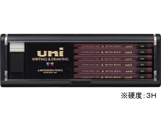 樂天商城 - 【お取り寄せ】三菱鉛筆 鉛筆ユニ 3H 12本 U3H
