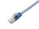 エレコム カテゴリー6 スーパーフラットケーブル 3m ブルー LD-GFT BU30