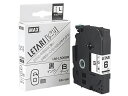 マックス レタリテープ 白 黒文字 6mm LM-L506BW LX90100