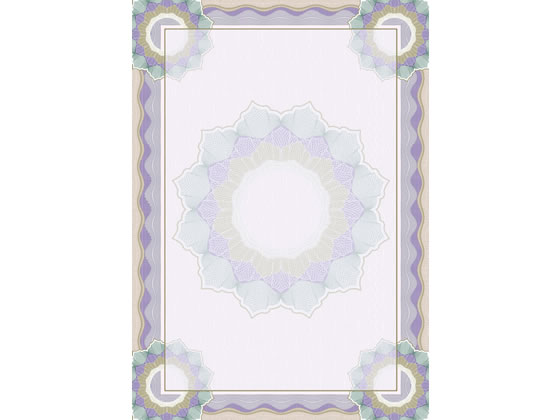 タカ印 OA対応 証書用紙 A4判 彩紋 10枚 10-1706