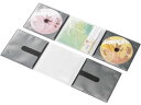 【お取り寄せ】エレコム CD DVDスリム2枚収納ソフトケース 10枚ブラック CCD-DP2C10BK