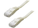アクロス カテゴリー6 LANケーブル フラットタイプ 5m グレー ALT05GFS