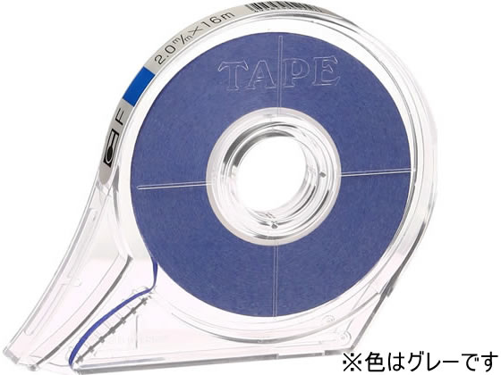 【お取り寄せ】タケダ ICフリーテープ 2mm×16m グレー F2