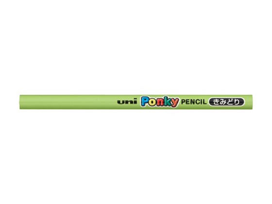 Rakuten - 三菱鉛筆 ポンキーペンシル 単色 キミドリ 6本 K800.5