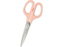 【お取り寄せ】プラス はさみ フィットカットカーブ スマート コーラルピンク 35-234