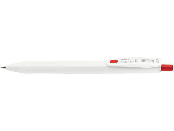 【商品説明】通常より濃いインクで思いをより鮮明に綴ることができる！ノートや手帳がくっきりきれいに仕上がる！【仕様】●使い切りタイプ●ジェルボールペン（水性染料インク）●軸色：白●インク色：赤●ボール径：0．4mm●サイズ：軸径11．0×全長141．0mm●重量：10．9g●バインダークリップ●ラバーグリップ付き【備考】※メーカーの都合により、パッケージ・仕様等は予告なく変更になる場合がございます。【検索用キーワード】ZEBRA　ゼブラ　ぜぶら　サラサR　さらさR　SARASAR　ゲルボールペン　ジェルボールペン　水性ボールペン　0．5mm　05mm　赤　あか　アカ　レッド　red　白　しろ　シロ　ホワイト　white　バラ売り　1本売り　10本入り　箱売り　JJ29−R1−R　JJ29R1R　イラスト　メッセージカード　手紙　手帳　ノート　メモ　勉強　絵　濃い　鮮やか　あざやか　鮮明　くっきり　きれい　キレイ　こい　コイ　色が濃い　水性染料インク　水性インク　ジェルインク　ゲルインク　水性　ゲルインクボールペン　水性ゲルインクボールペン（ノック式）　E36890インクが濃く鮮やかなサラサ！