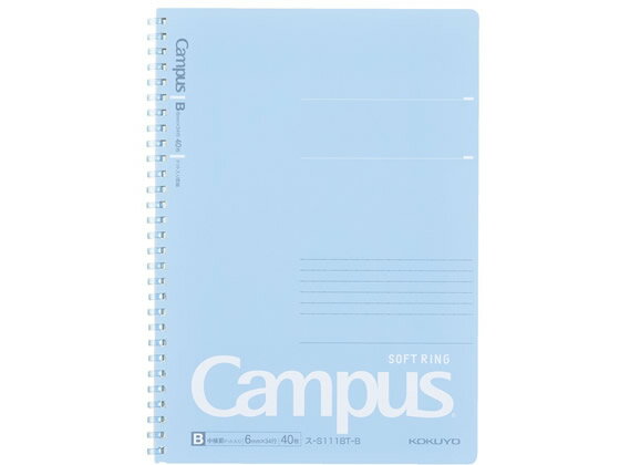 コクヨ キャンパス ソフトリングノート(ドット入罫線) セミB5 40枚 ブルーのサムネイル