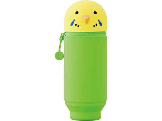 【お取り寄せ】リヒトラブ SMART FIT プニラボ スタンドペンケース(BIGサイズ) インコのサムネイル