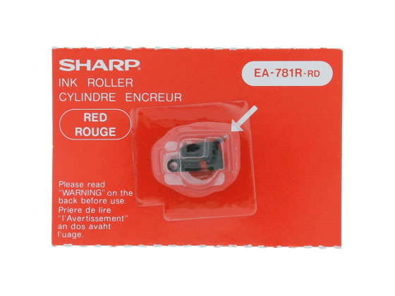 シャープ NROLR1044CC01 EA781R-RDインキローラー電卓用 赤