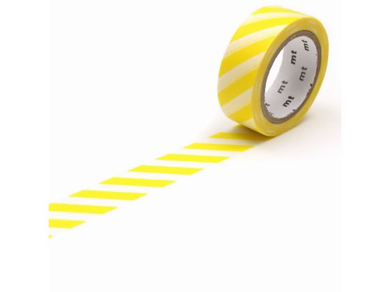 【お取り寄せ】カモ井 mt 1P ストライプ・レモン MT01D369R