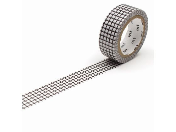 【商品説明】貼って剥がせるマスキングテープmt。手紙に貼ってみたり、ラッピングに使ってみたり、可能性は無限大。【仕様】●色目：方眼・ブラック●テープサイズ：15mm×7m●注文単位：1巻【備考】※メーカーの都合により、パッケージ・仕様等は予告なく変更になる場合がございます。【検索用キーワード】カモ井　カモ井加工紙　カモイ　mt　mt　かもい　エムティー　kamoi　mt1P　マスキングテープ　テープ　マステ　ますて　幅15mm×長さ7m　15mm幅　15×7　1個　1巻　1個　1巻　方眼ブラック　MT01D400R　ラッピング　ラッピング　デコレーションテープ　粘着テープ　接着テープ　包装紙・包装用品　装飾テープ　E39420貼って剥がせる装飾用マスキングテープ