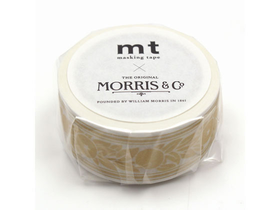 【お取り寄せ】カモ井 Morris & Co. orange border 20mm×7m MTWILL20