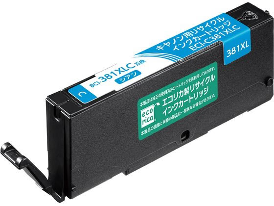 Other - エコリカ キャノン用リサイクルインクカートリッジ シアン BCI-381XLC