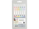 呉竹 ZIGクリーンカラードット シングル マイルドカラーセット 6色