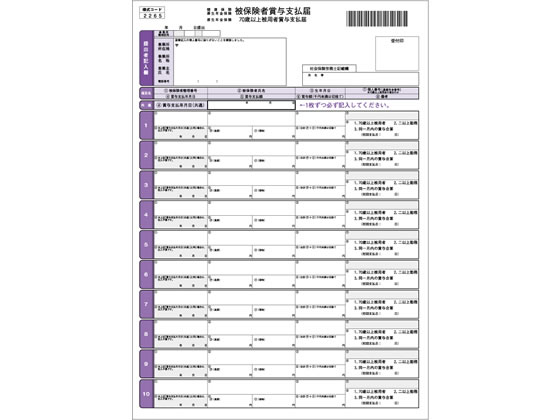 ヒサゴ 健保賞与支払届 A4 50枚 BP1306