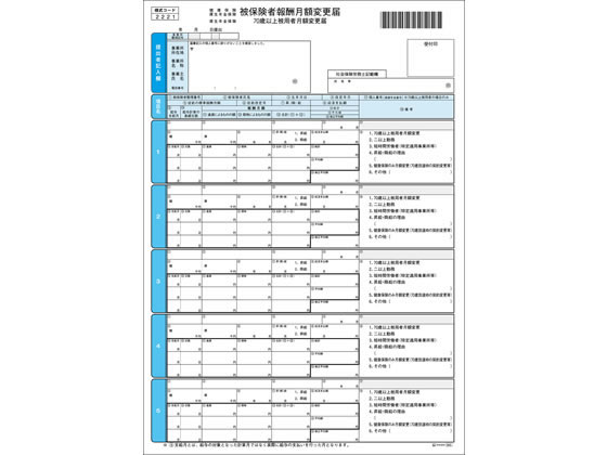 楽天BUNGU便【お取り寄せ】ヒサゴ 健康保険月額変更届 A4 100枚 OP940